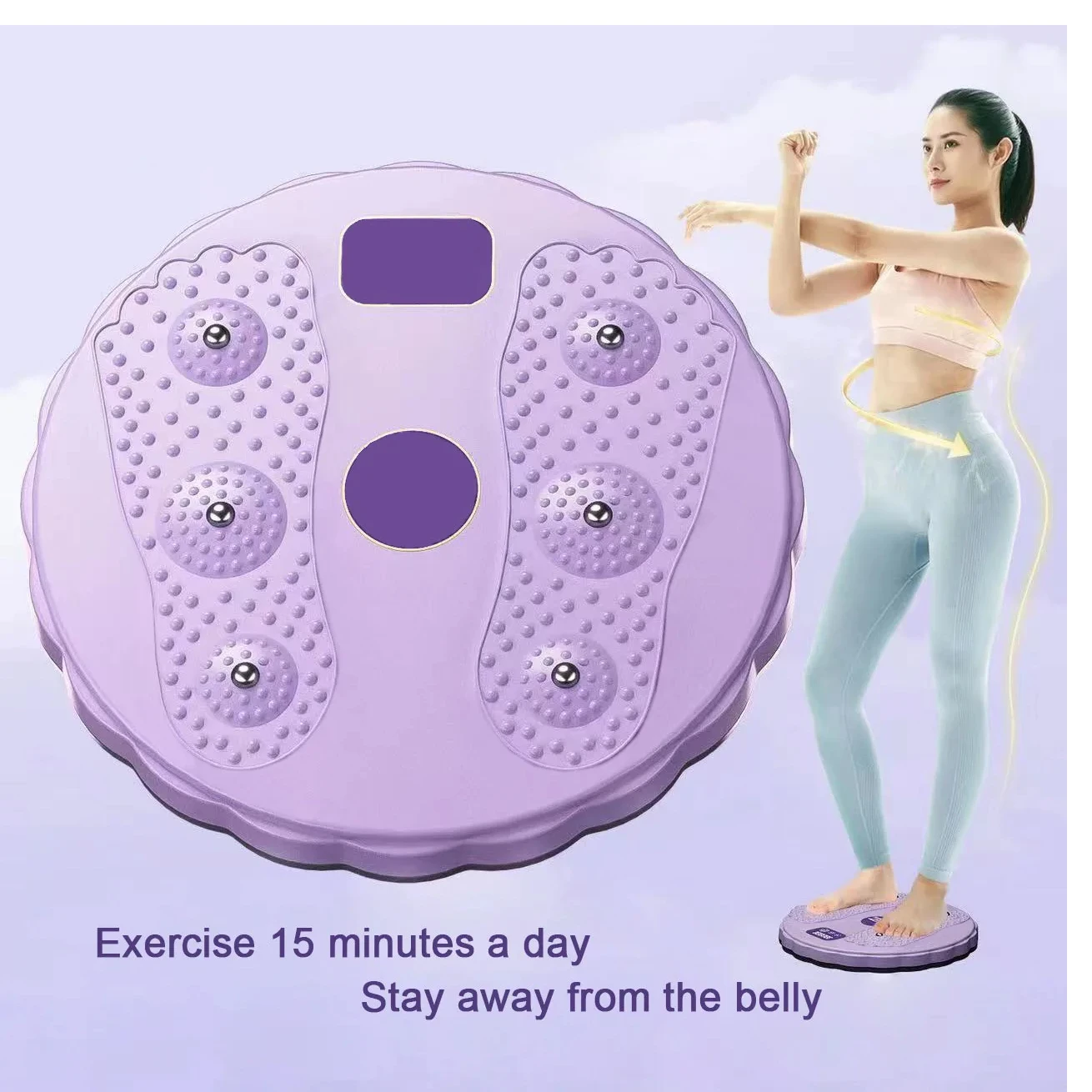 

Waist Twisting Disc Magnetic Massage Body Trainer Abdomen Lose Weight Body Shaping Device Gym Sport Exercise Fitness Equipment