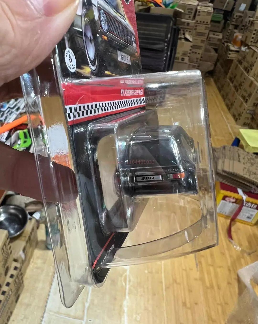 Neue Original Hot Wheels JCP07 RLC Exclusive 1976 Volkswagen Golf Mk1 GTI 1/64 Druckguss-Modellautos Jungenspielzeug zum Sammeln als Geburtstagsgeschenk