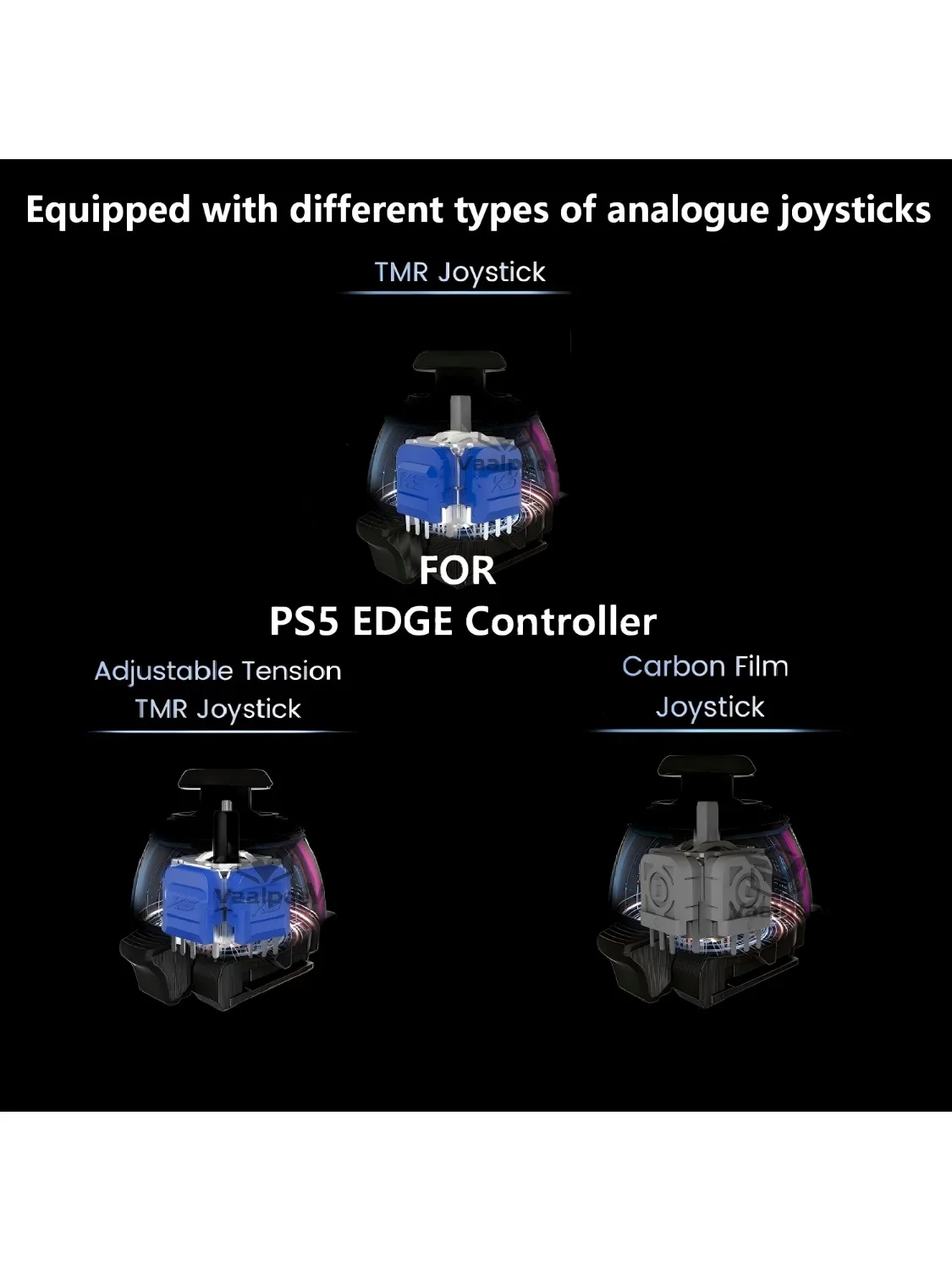 Moduł kontrolera PS5 Edge zawiera analogowy joystick TMR do naprawy i wymiany, plug and play, nowe akcesorium OEM. — zdjęcie produktu 7