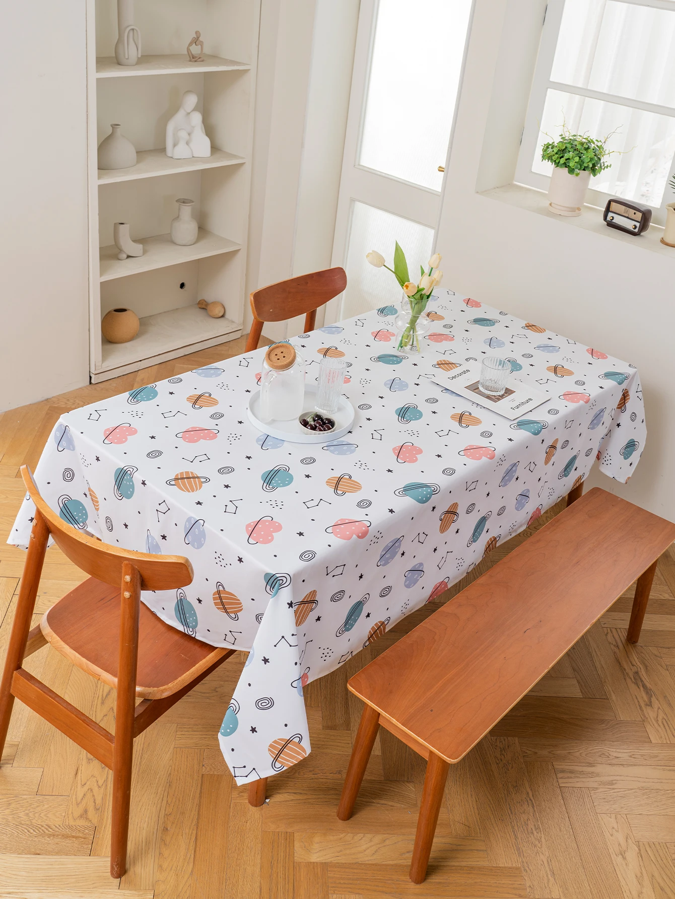 1pcs waterproof cartoon pattern tablecloth cartoon series cute style suitable for restaurants