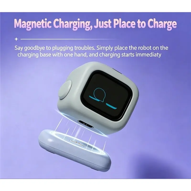 WOWFU-4G & Wifi AI Intelligent Robot Electronic Pet Kids Companion Robot Voice Interpreter Dialogue Toy Children Gift