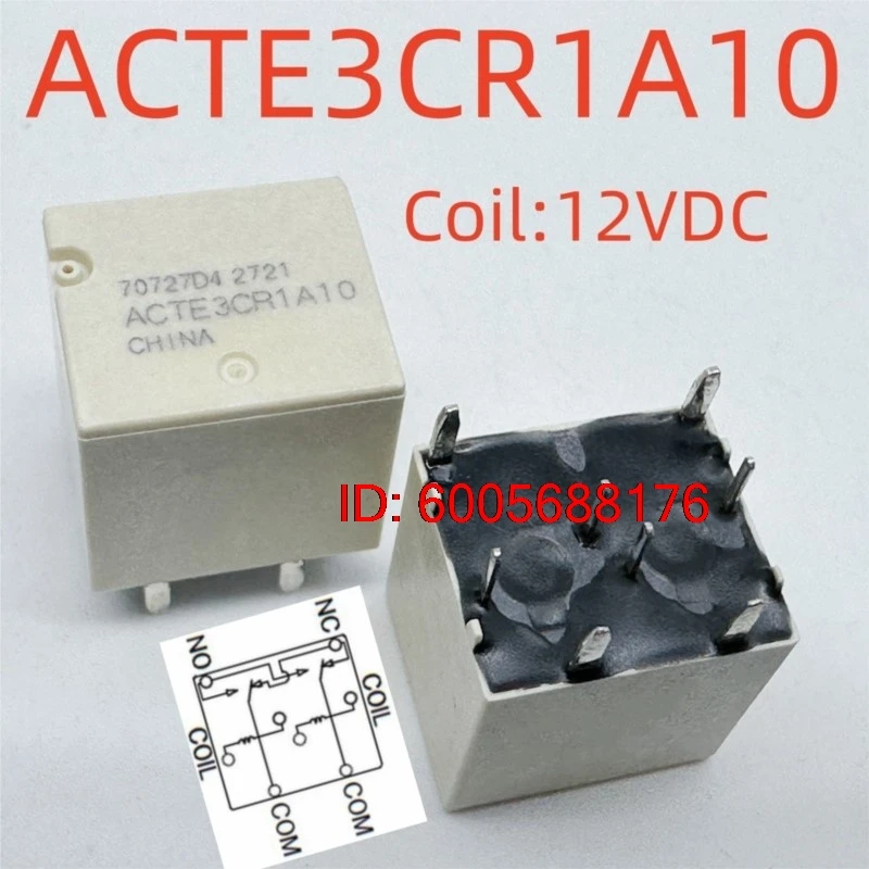 10PCS New ACTE3C5V01 ; ACTE3CH2A05 ; ACTE3CR1A10 ; ACTE3CH1A09 ; ACTE3CH2A05 ; (TE28) Relay 8pins