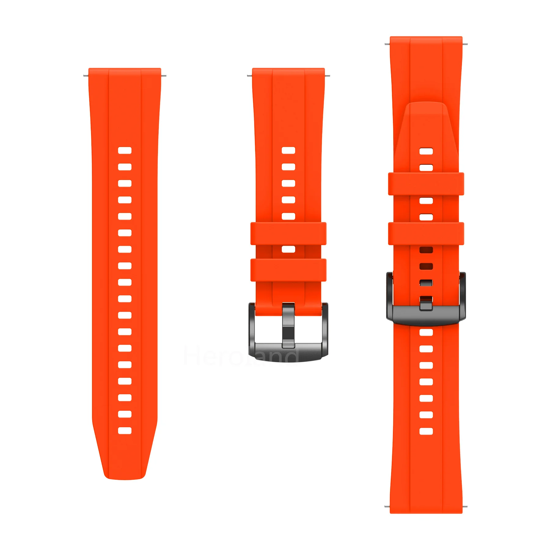 22mm Watchband For Huawei Watch GT 4 46mm Strap SmartWatch Wristbands Bracelet For Huawei GT4 46mm Band Silicone Same Color Case