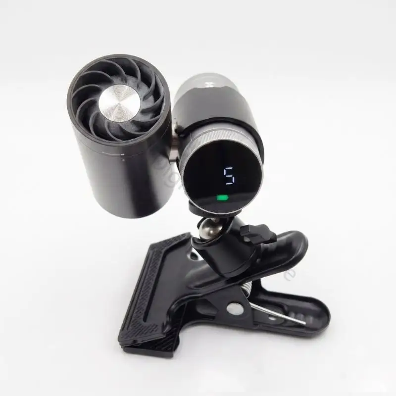 96BA Tragbare Clip-Halterung für Shark Ventilator für Rucksäcke, Riemen, Fahrradlenker – Detail 5