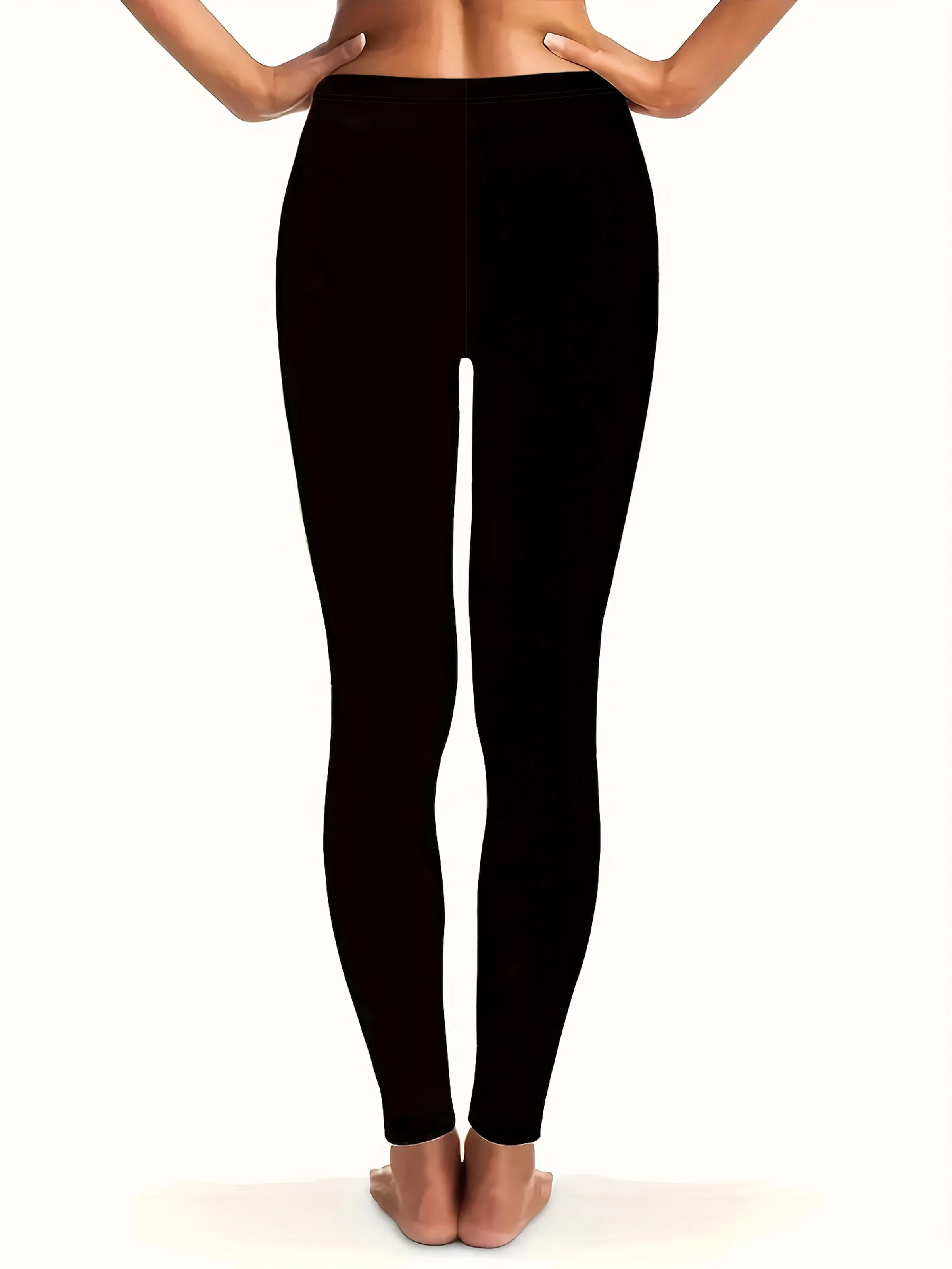 1570 Figure-Flattering, Women's High-Stretch Geometric Print Leggings - Casual, All-Season Wear, Machine Washable
