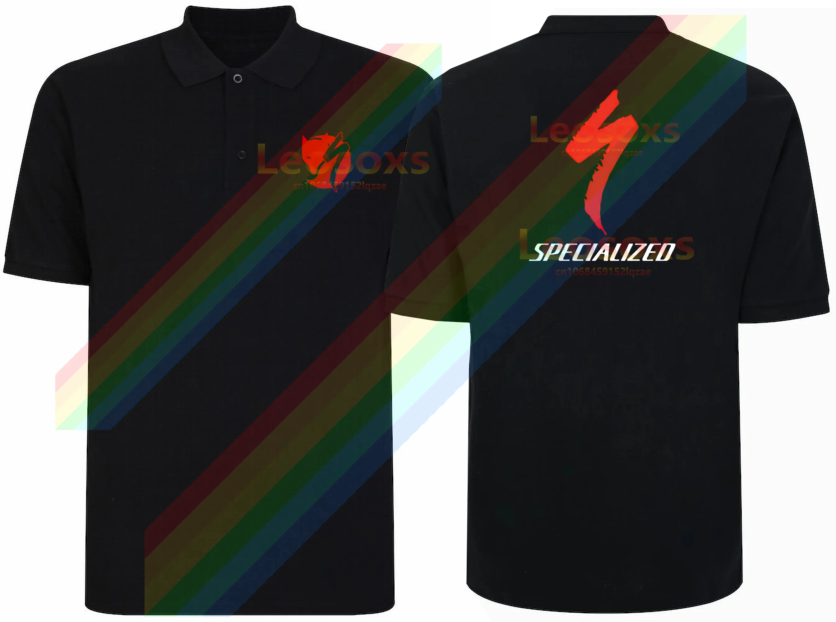 TEW-polo de algodón para hombre, Camiseta deportiva con estampado de zorro rojo, informal, de moda, Verano