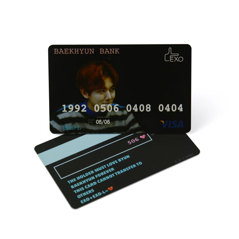 Customized.product.Glossy offset printing gift discount vip plastic pvc magnetic stripe card