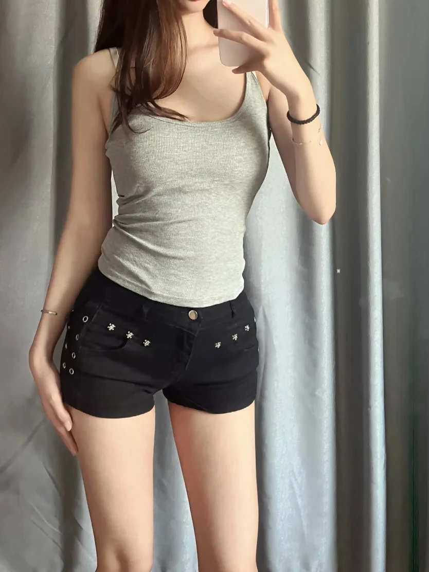 

Сексуальные джинсовые шорты в стиле субкультуры для женщин, повседневные брюки с низкой талией, панк-ретро, американский уличный стиль Харадзюку, короткие джинсы, стритвир