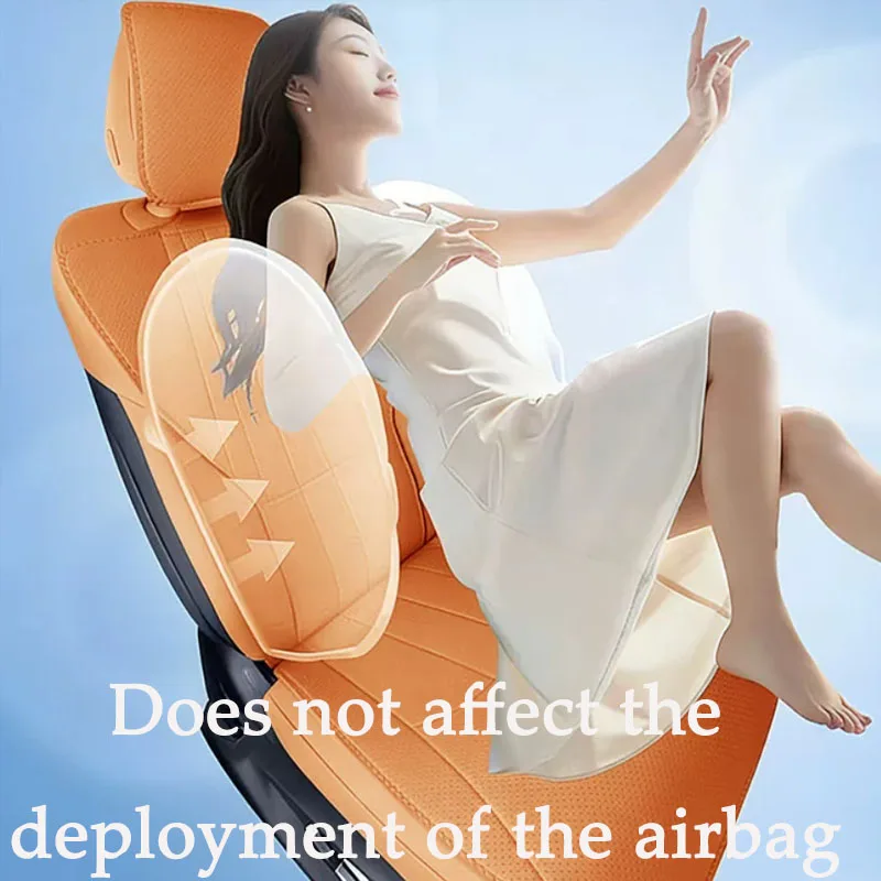 For AUDI E7X 2026 Car Seat Cushion Fully Enclosed Split Type Seat Leather Protective Pad All Season Auto Interior Accessories
