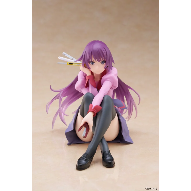 재고 있음 오리지널 TAITO 데스크탑 귀여운 모노 가타리 시리즈 센죠 가하라 히타기 애니메이션 피규어 액션 13Cm PVC 컬렉션 모델 완구