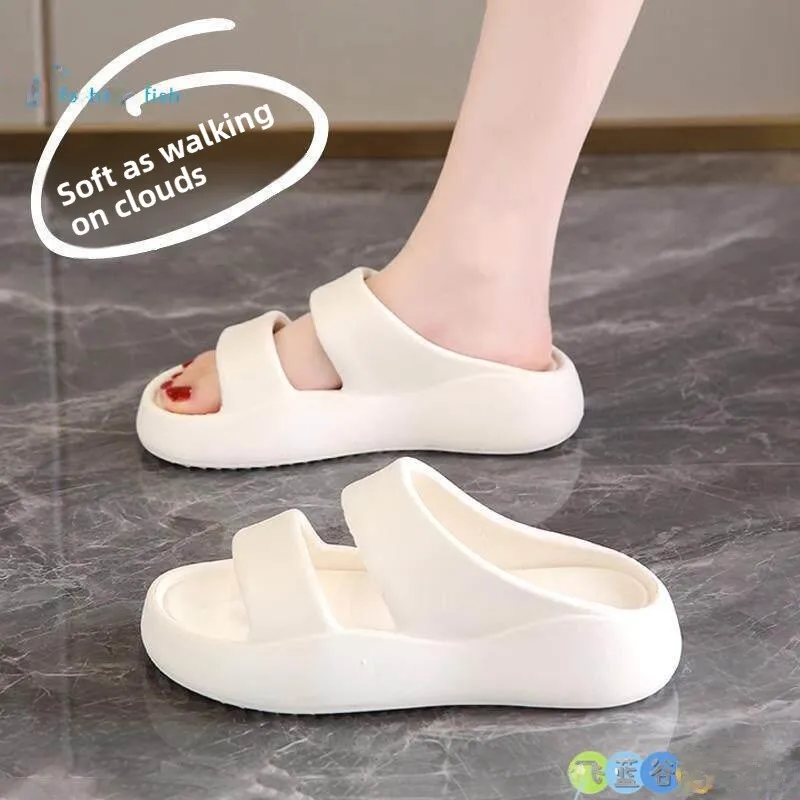 

Женские летние тапочки-слипоны на толстой подошве для дома и улицы, нескользящие, с защитой от запаха, в стиле феи