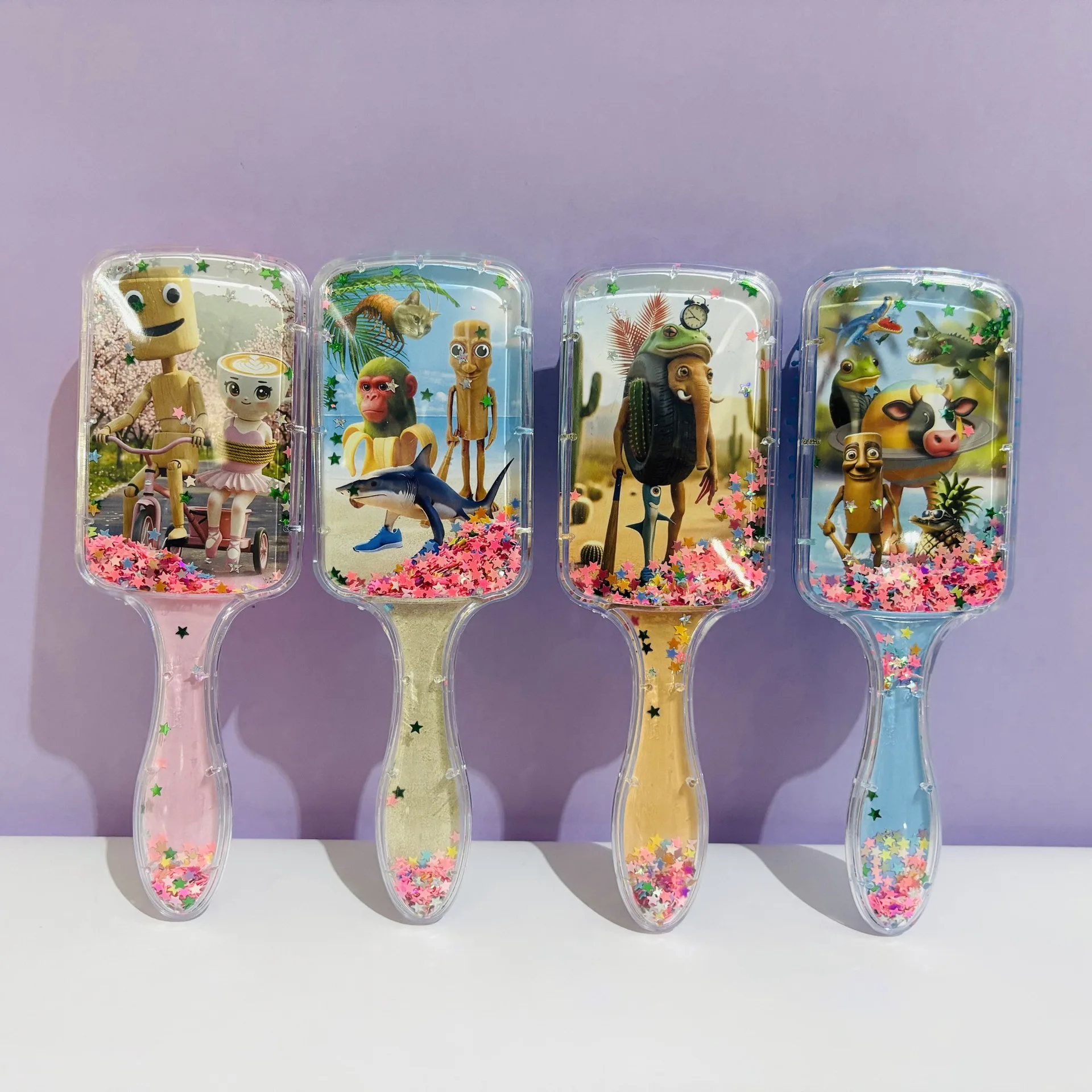 

Новый продукт: расческа Shanhaijing на воздушной подушке, расческа с подушкой безопасности, расческа для прямых волос, креативная массажная расческа с мультяшным принтом для красоты.