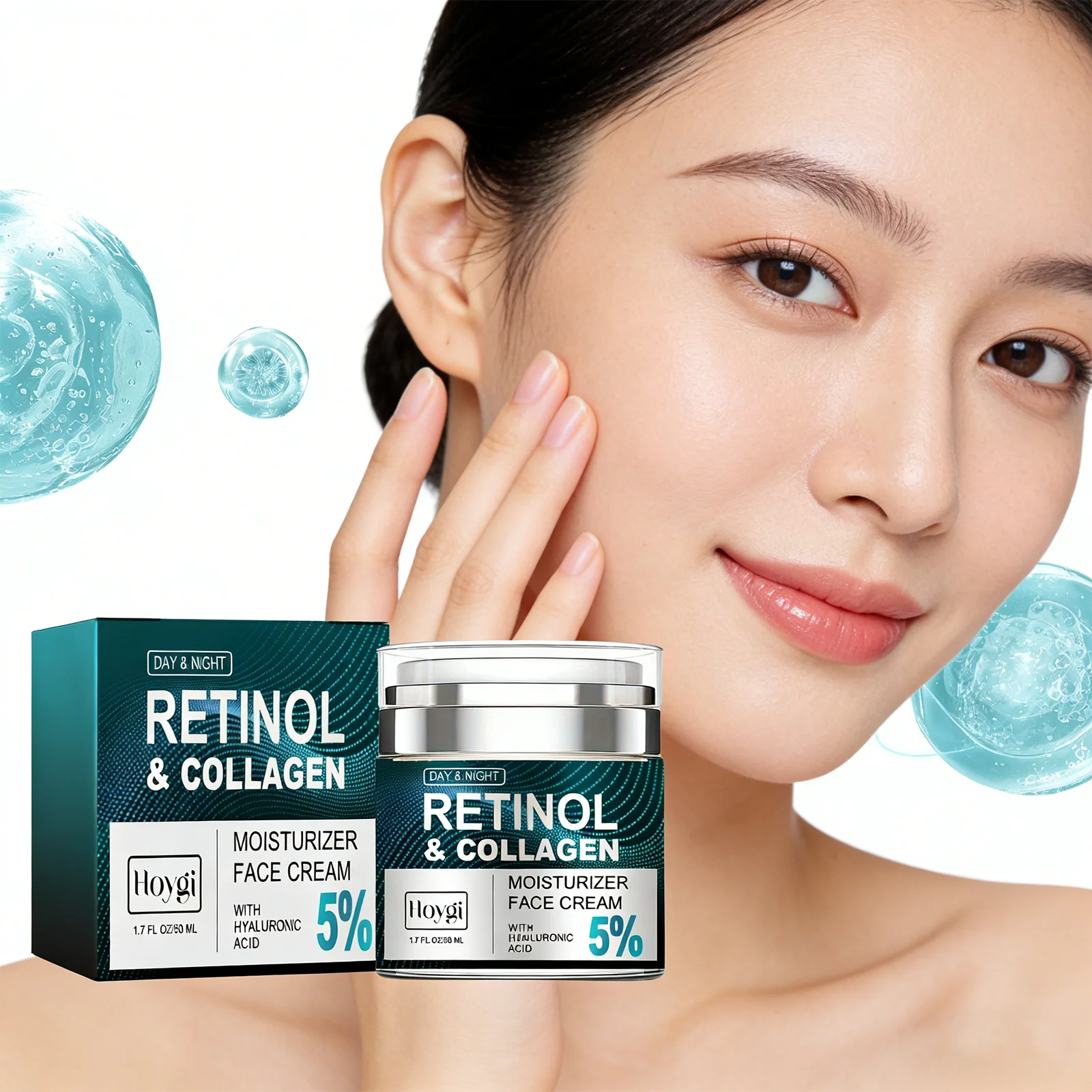 Retinol Cream Night Cream Winter Skincare Dry Skin Remedy Moisturizer Moisturizing Repairing 50ml Facial Serum Moisturizer