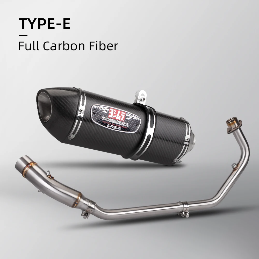 High Quality Motorcycle Exhaust Elbow Muffler Slip-On Front Link Pipe Tube For CBR150 CBR150R CB150R 2016-2023