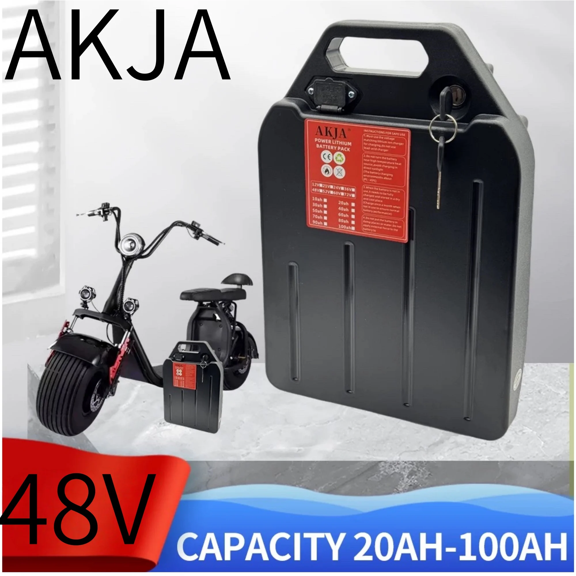 

Air fast transportation，Send within 24 hours，48V100AH，18650 lithium battery，Lithium battery pack，Suitable for motors below 3000W