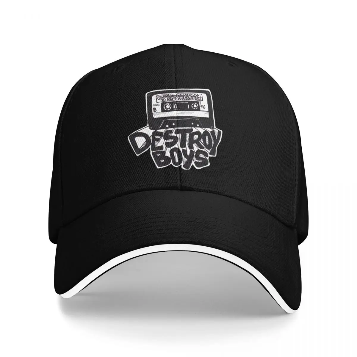 

Белая бейсболка с логотипом Destroy Boys, шляпа в стиле аниме, новая шляпа, шляпа для гольфа, мужская и женская пляжная аутлет, мужская