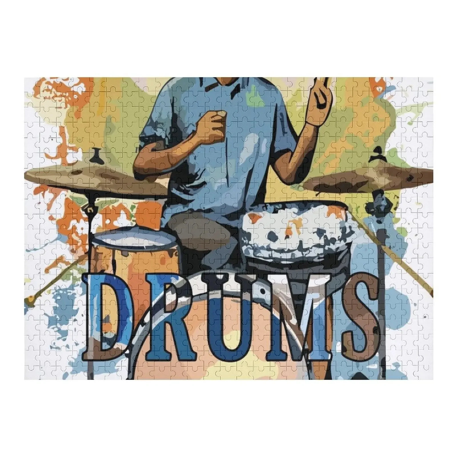 

Играющие барабаны Пазл Рождественские игрушки Детские игрушки Персонализированные подарки для детей Аниме Пазл