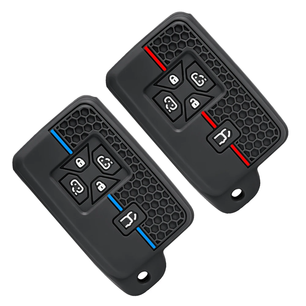 5 Buttons Silicone for Toyota Noah Tarago Mark X Yaris Estima RAV4 Voxy Corolla Car Key Cover Case Shell Fob Holder Protector