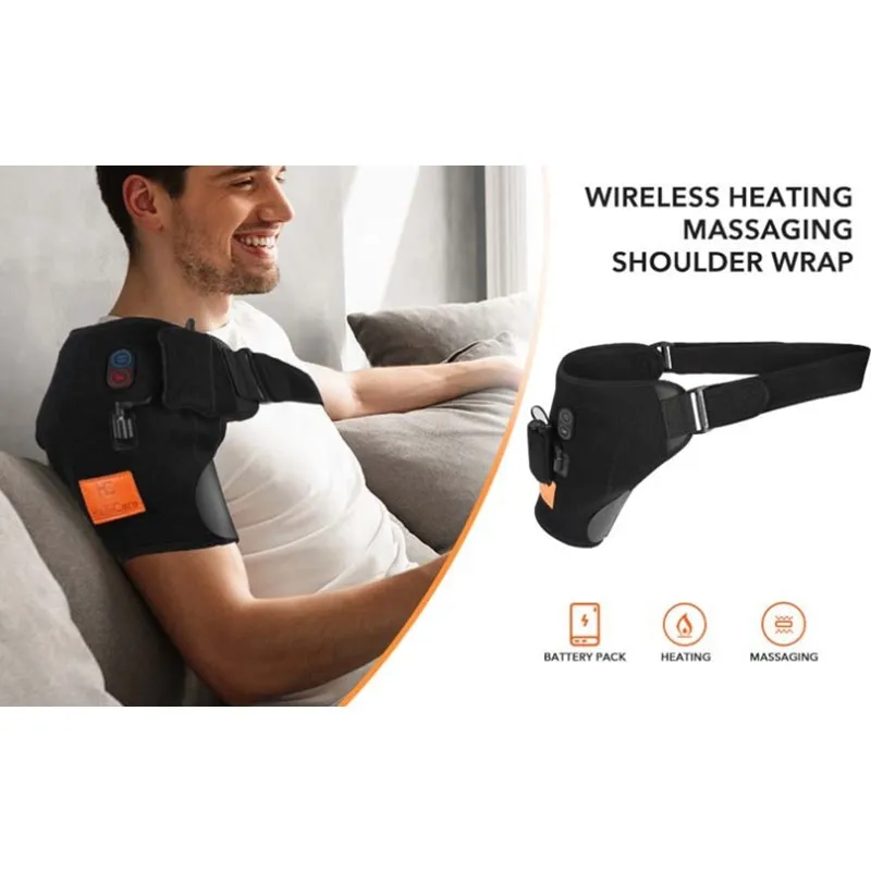 USB plug-in hot compress shoulder guard anti-strain shoulder strap arm ice pack shoulder joint movement