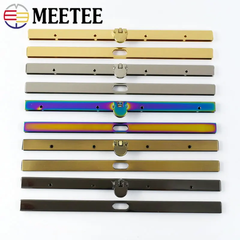 1/2Pcs 11.5/19cm Metal Wallet Frame Buckles Bag Kiss Lock Purse Closure Twist Locks Buckle Edge Strip Clasp Screws Accessories