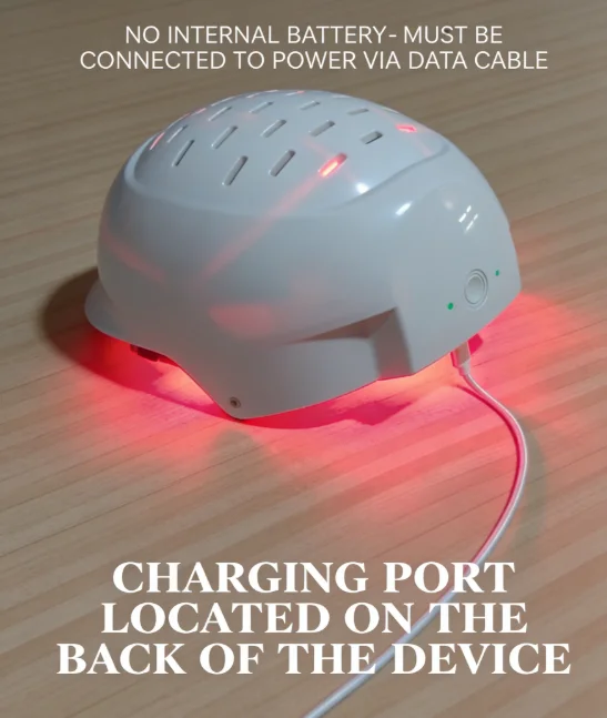 

Лазерный шлем COZING-C300 для роста волос, 6750 мВт, высокая мощность, 90 лазерных диодов, 210 светодиодов, терапевтическое устройство для кожи головы с красным светом, проводное подключение