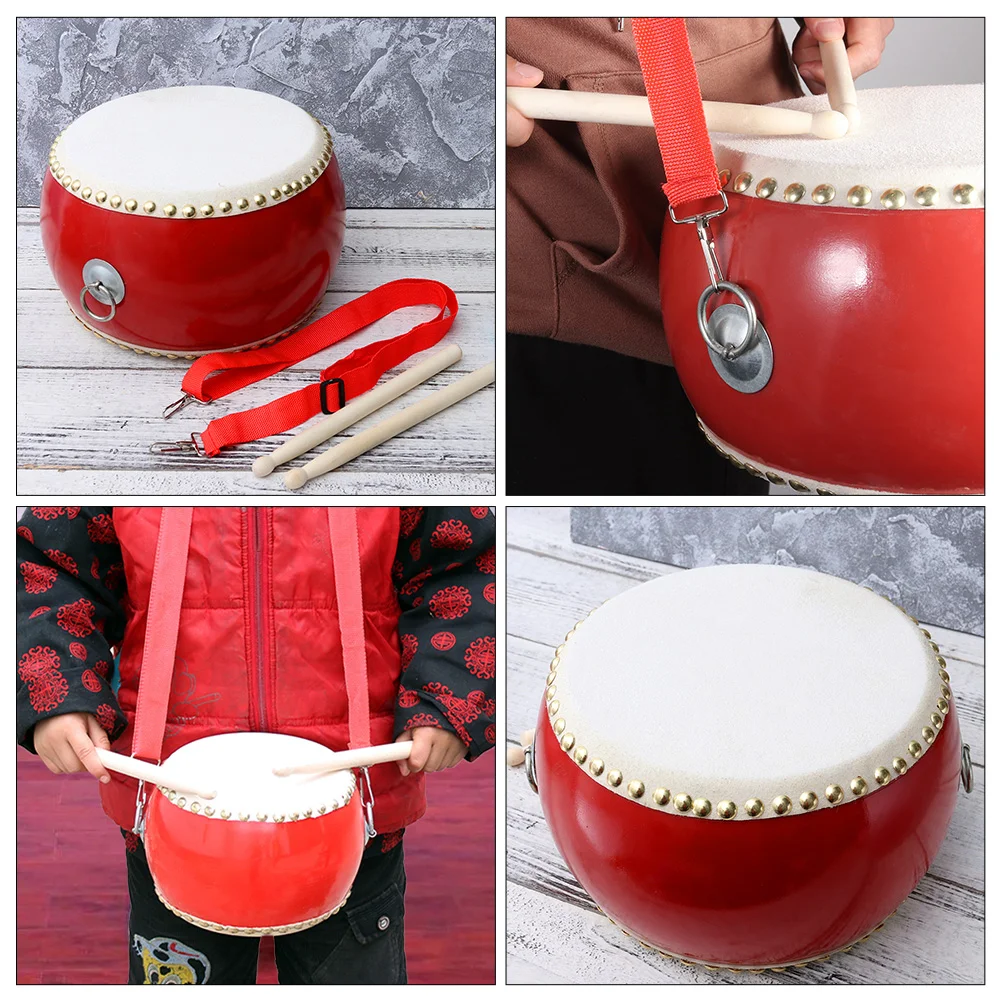 Children's Drum Boys Toys Musical Percussion for Kids Instrument Party Wood Pvc Snare Wooden Kindergarten Prop