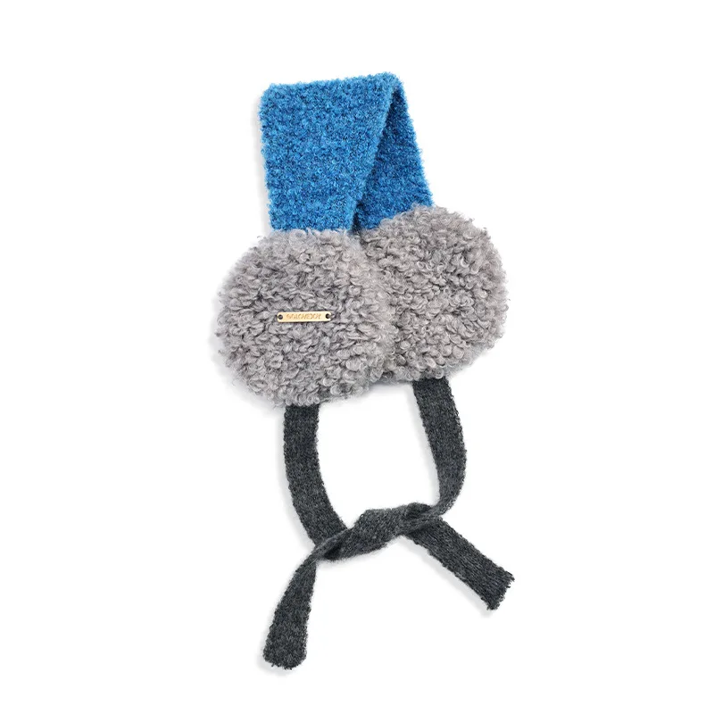 

2025New Rolled Plush Earmuffs Warm Color Matching Ear Cover Frostproof Ear Protection Winter Outdoor