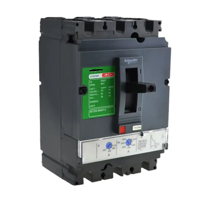 Schneider CVS Series 36kA Vigi CVS630F TMD 4P 500A 600A Molded Case Leakage Circuit Breaker