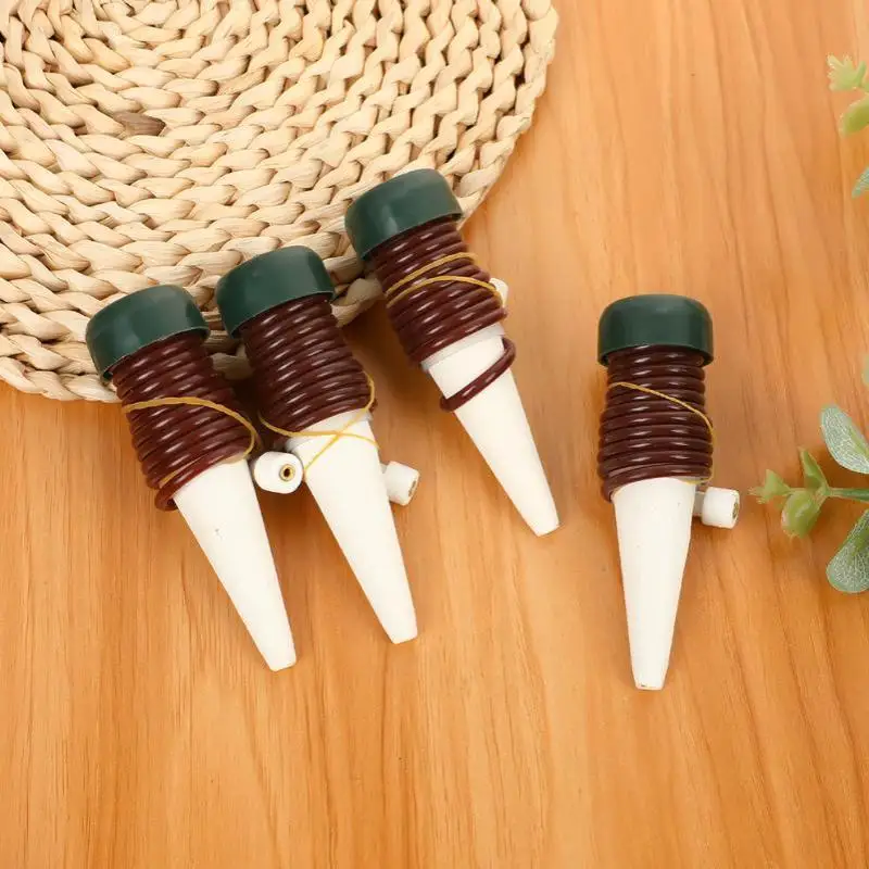 Flower Potted Automatic Watering Irrigation Device Drip Plant Waterer Gardening Tool Ceramic Drip Irrigation Device