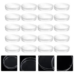 20 Pcs Vial Mushroom Petri Dish Tissue Culture Plate Science Plastic Laboratory