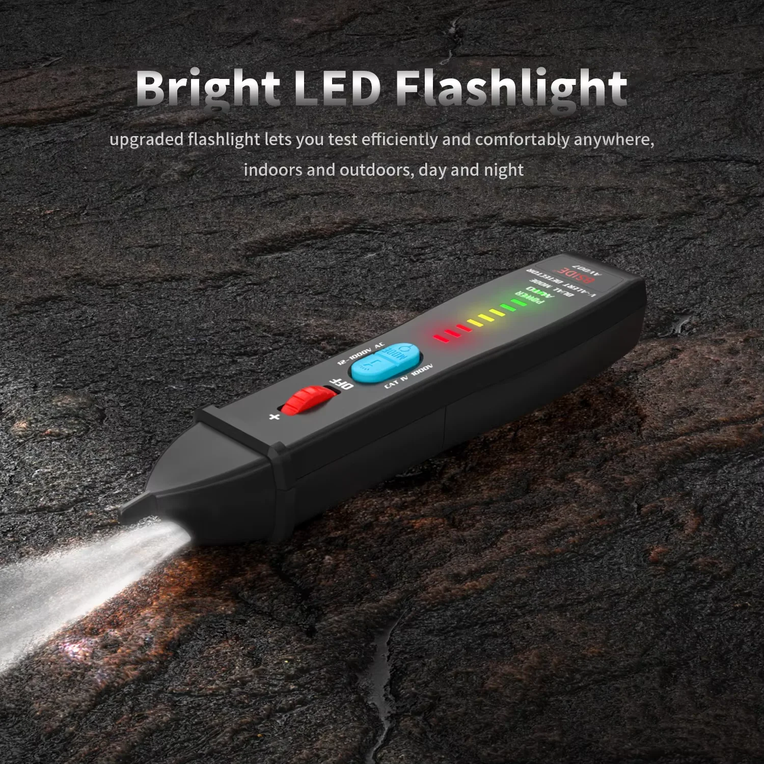 Non-Contact Voltmeter Professional Smart Pen Tester  Judgment with Electricity/Breakpoint NCV Voltage Detector