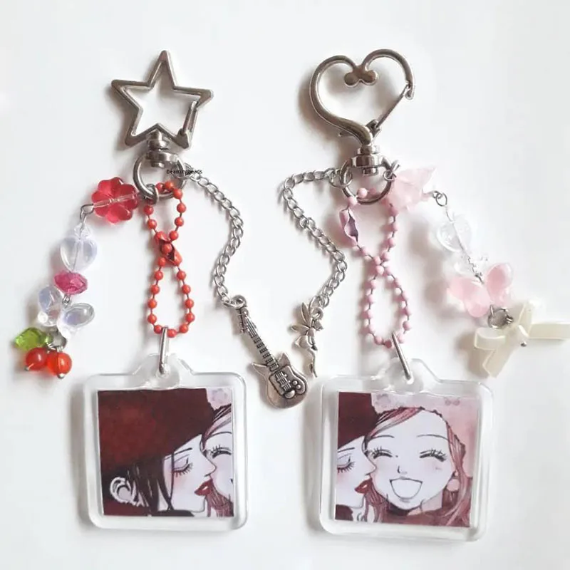 Nana Hachi llavero a juego joyería Estética Y2K