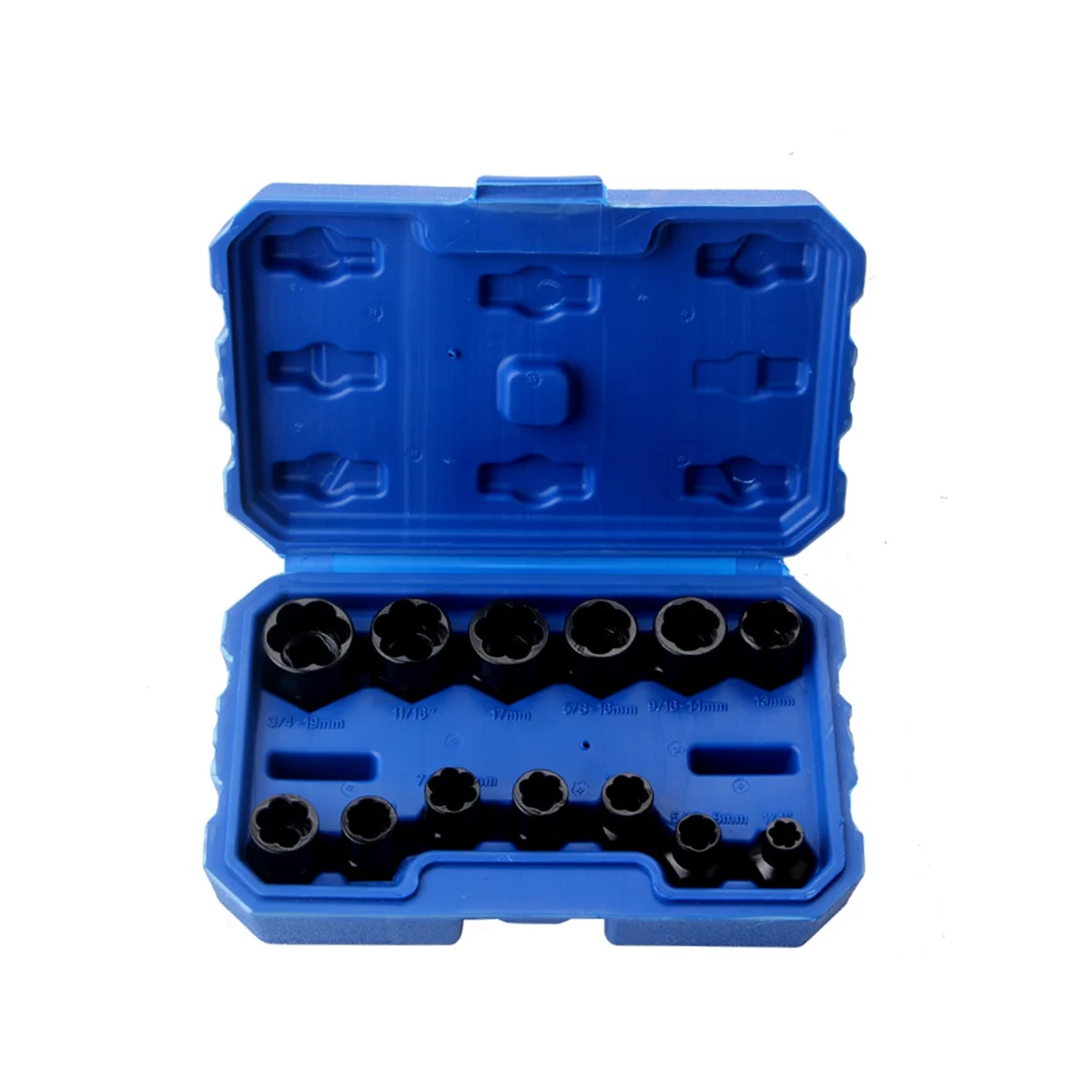 Nut and Bolt Extractor Damaged Screw Remover Impact Socket Tool Set Bolt Nut Screw Removal Socket WrenchTool Kit