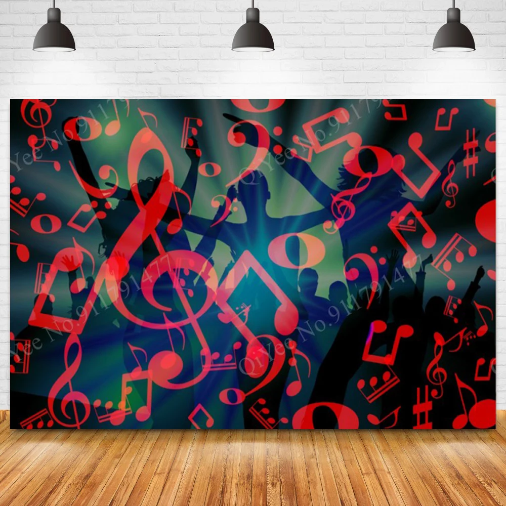 مثير DJ فتاة الموسيقى موضوع الخلفيات التصوير نادي الرقص كرنفال مساء حفلة صور خلفية غرفة ديكور الجدار ملصق