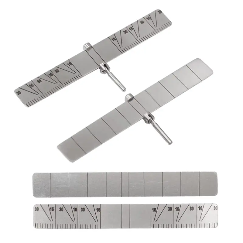 

Стоматологическая измерительная линейка, высокотемпературная дезинфекция, локатор имплантата из нержавеющей стали, угловая линейка со шкалой, стоматологический инструмент