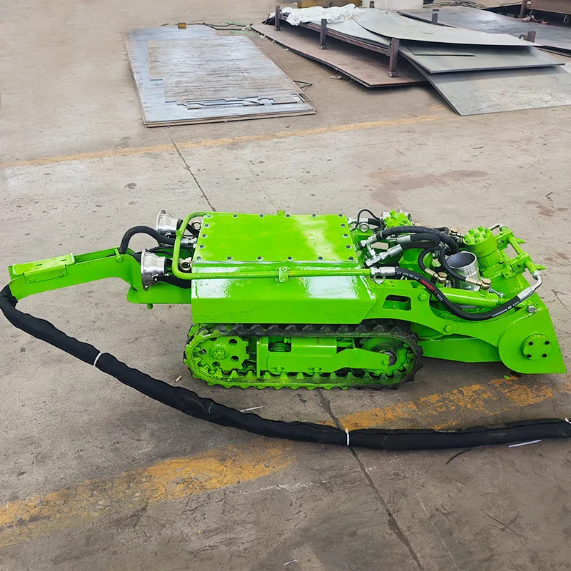 Underwater Intelligent Dredging Robot Amphibious Crawler 360° Cleaning for Lake Bottom Vegetation Control & Debris Removal