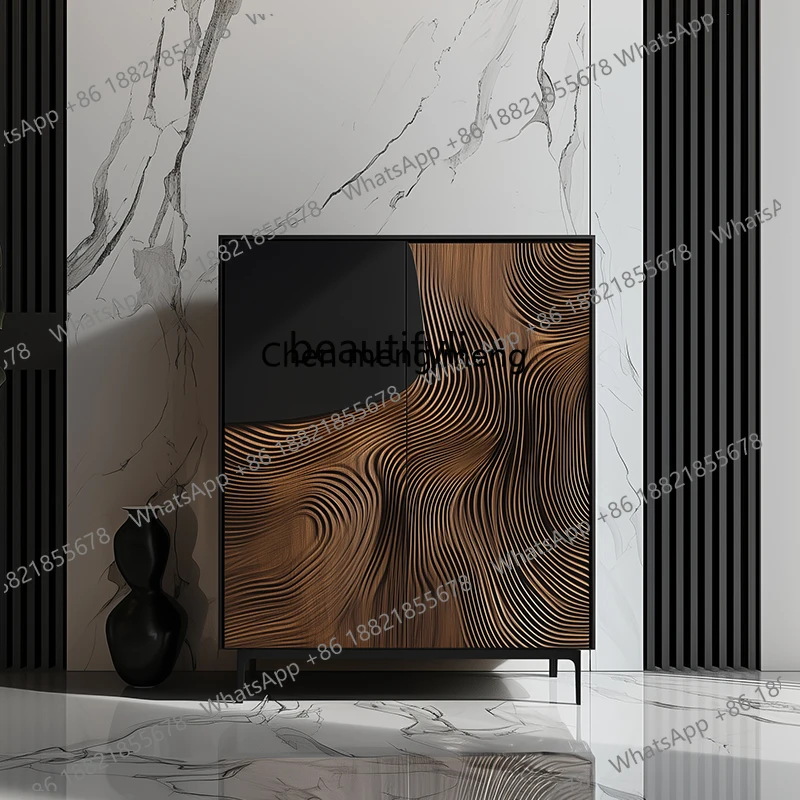 

Новое поступление, средневековый художественный шкаф для обуви, бытовой шкаф для хранения с дверью, художественная резьба по дереву, вход для хранения в помещении, декоративный шкаф