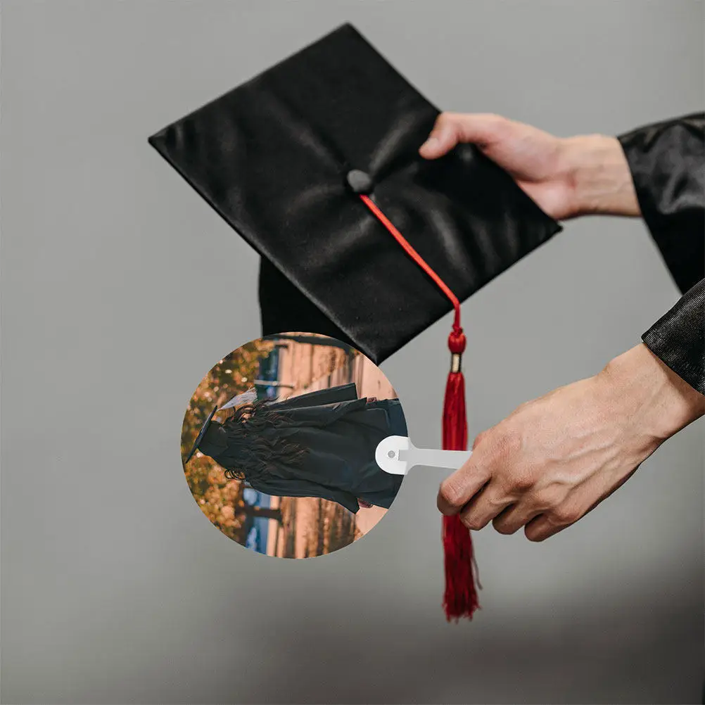 

4Pcs DIY Sublimation Hand Fan Blank Double Sided Hard Smooth Pet Material for Party Favors Wedding Keepsakes Home Decoration