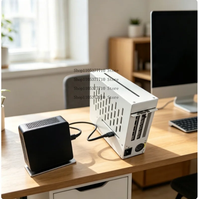 Универсальная док-станция EGPU, внешний корпус для видеокарты Oculink / M.2 NVMe / USB4 для ноутбуков и портативных игровых ПК