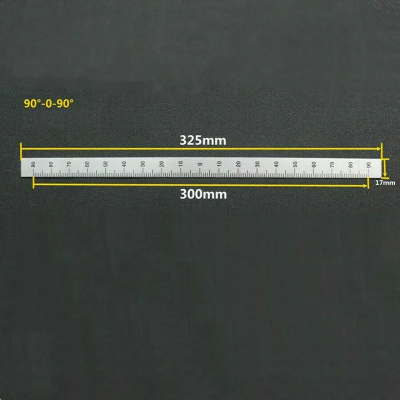 Milling Machine Part Degree Angle Plate Aluminum Micrometer Scale 90-0-90 Lathe  CNC Accessories 1pc