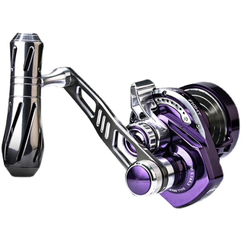 Haibo Tricker Slepend Vissen Reel 35Kg Max Drag Baitcasting Reel Diepzee Zoutwater Vissen Rollen Big Game Trage Jig