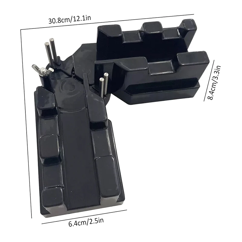 Alat Ukur dan Potong Sudut 2 in 1, Protractor Gergaji Mitre Presisi 85-180 ° Alat Pemotong Bevel Miter Gauge DIY untuk Pertukangan Kayu