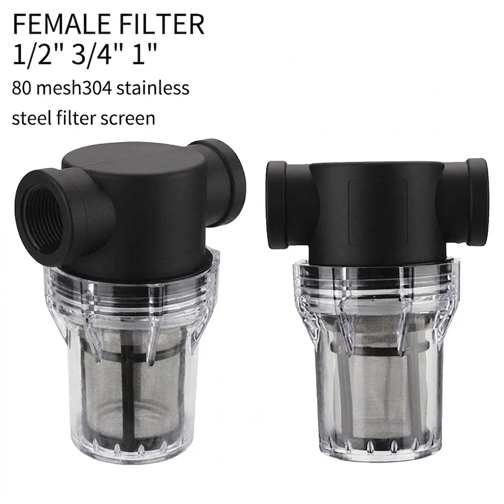 Impurity Prefilter 1 2 3 4 1 Inch Plastic Irrigation System Garden Watering Filter Household Water Pipe For Aquaculture Applicat