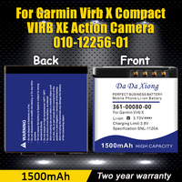 DaDaXiong 1500mAh 361-00080-00 010-12256-01 Battery For Garmin Virb X Compact VIRB XE Action Camera Battery