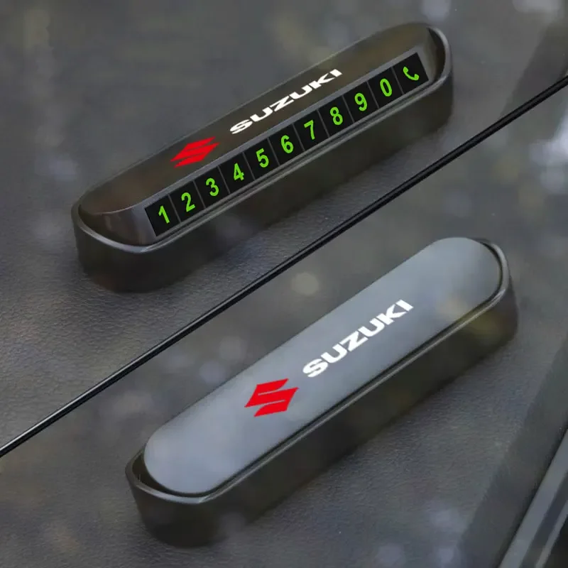 

1 шт. автомобильная временная парковочная карта, наклейка с номером телефона, табличка для Suzuki Samurai Ltz 400 Vitara Gsr 600 Jimny Escudo Swift V