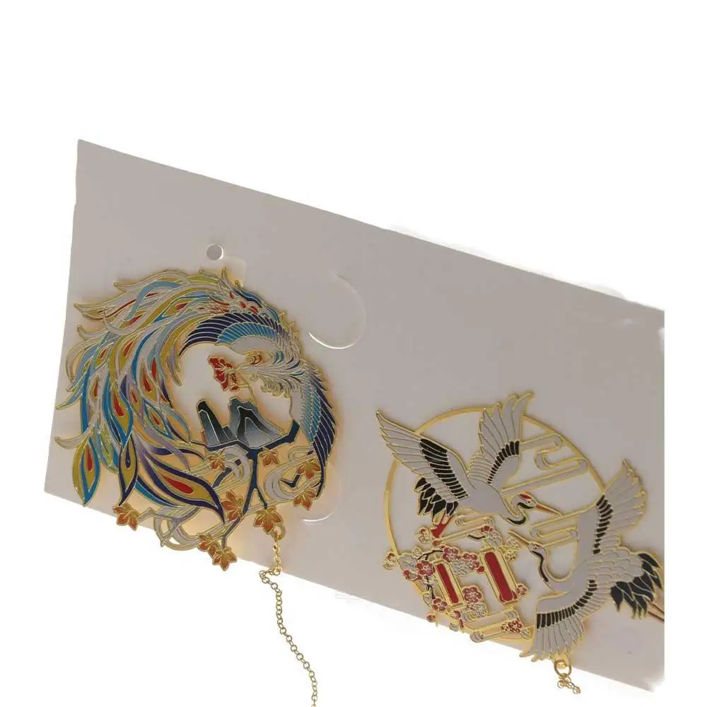 

Gift Tassel Pendant Stationery Office Supplies Book Clip Chinese Style Brass Bookmark Metal Pagination Mark Metal Bookmark