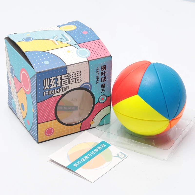 3D 66MM Bal Kubus YJ Yeet Bal Kubus Esdoornblad Bal Kubus Professionele Puzzel Speelgoed Cadeau Kinderen Vrije tijd Stress Relief Gift