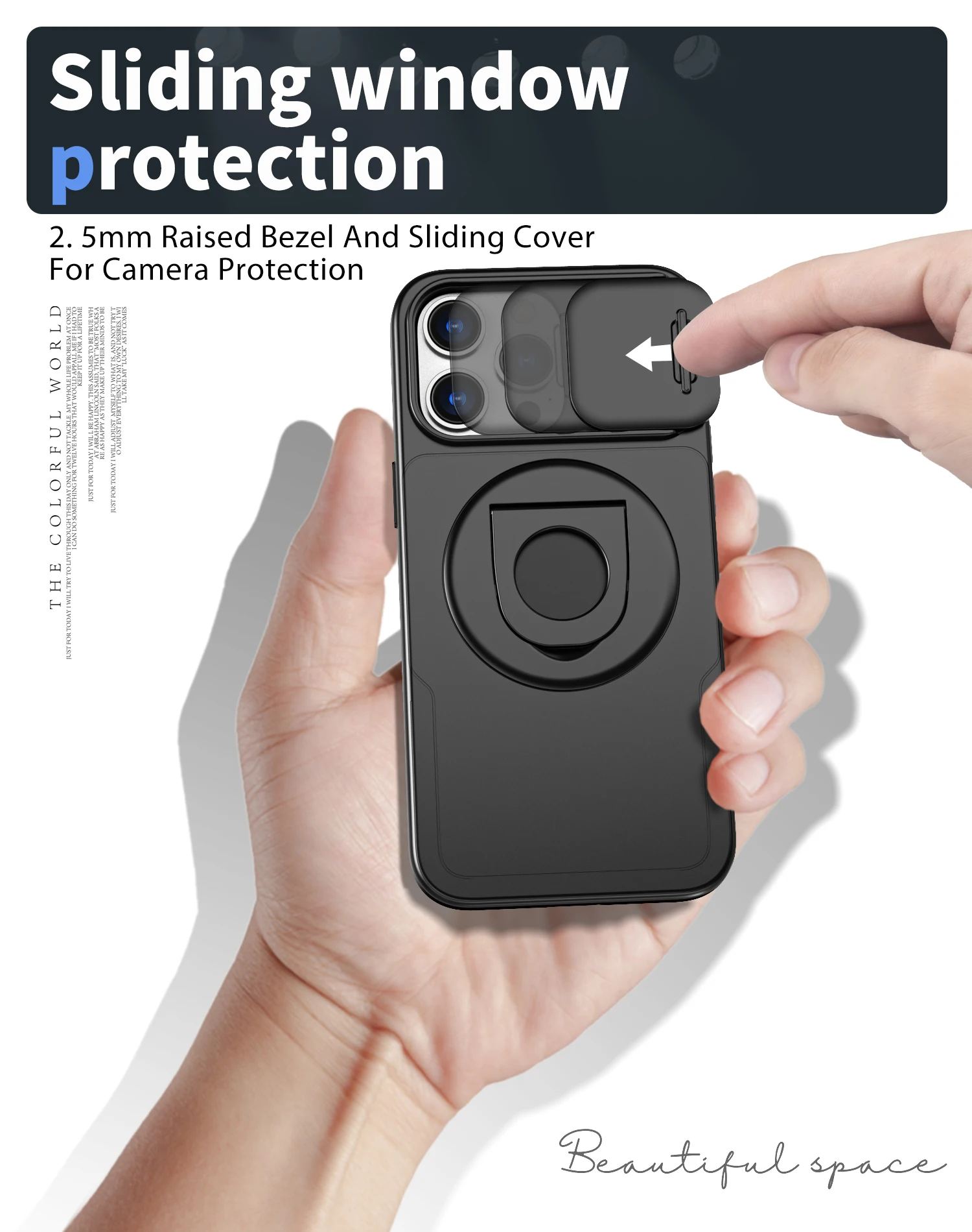 HARUINO Magnetic Case for iPhone 12 Pro Max – Wireless Charger Compatible, Rotatable Stand, Built-in Lens Cover for Woman Man