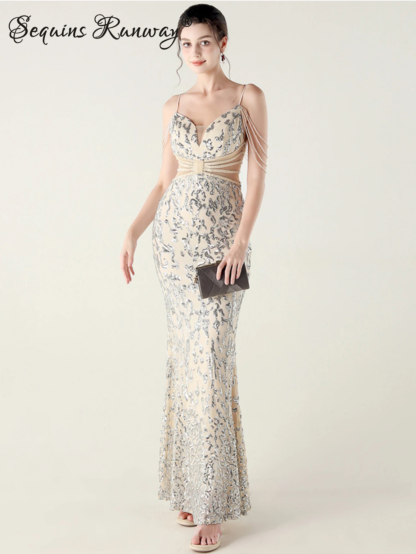 Sexy Backless Maxi … - image