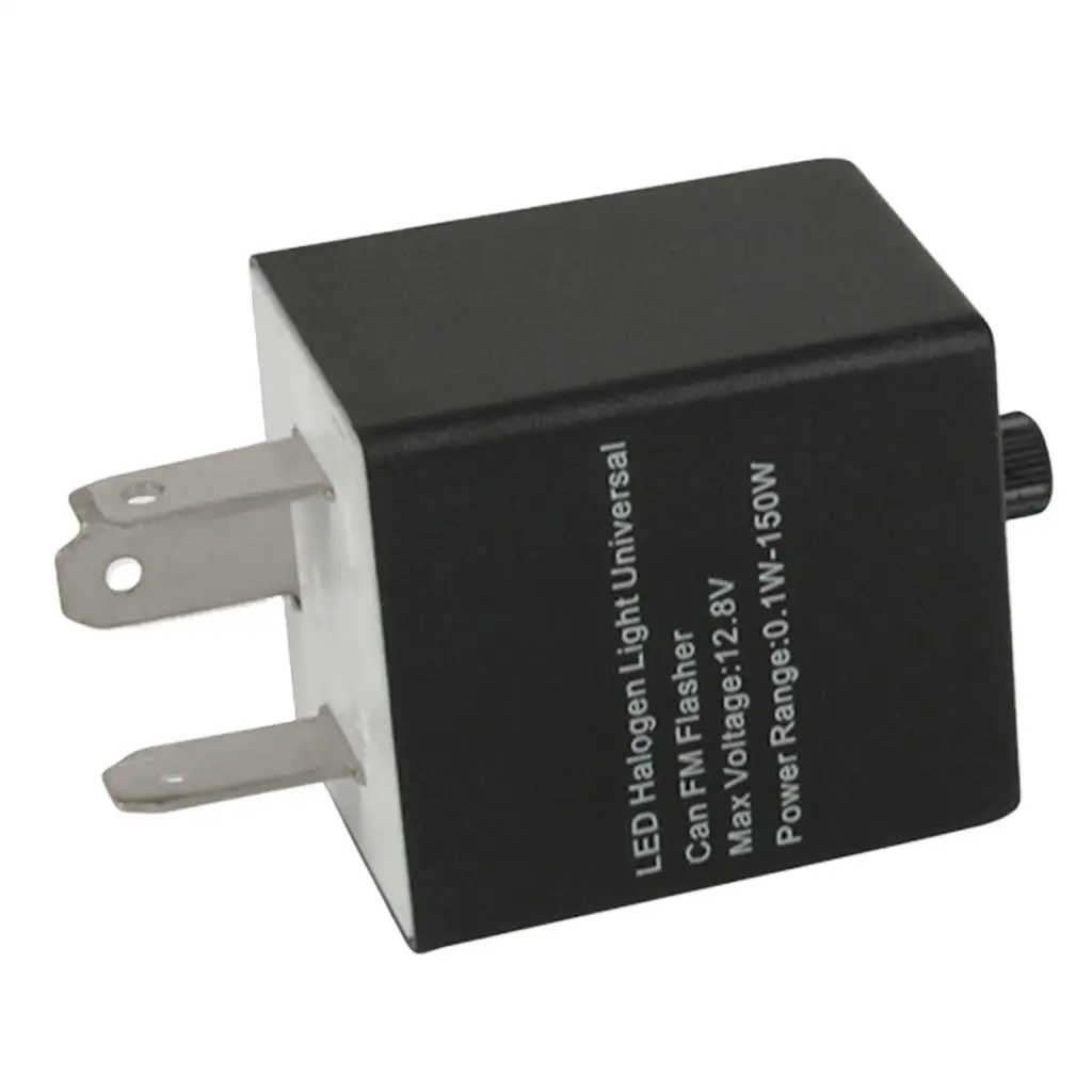 Advanced SMD Patch Adjustable LED Flasher Relay Three-pin for Motorcycle Tail Light Brake Lamp